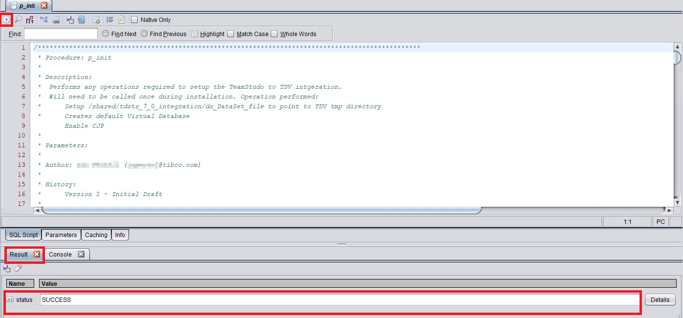 tdsts_7_0_integration success.png